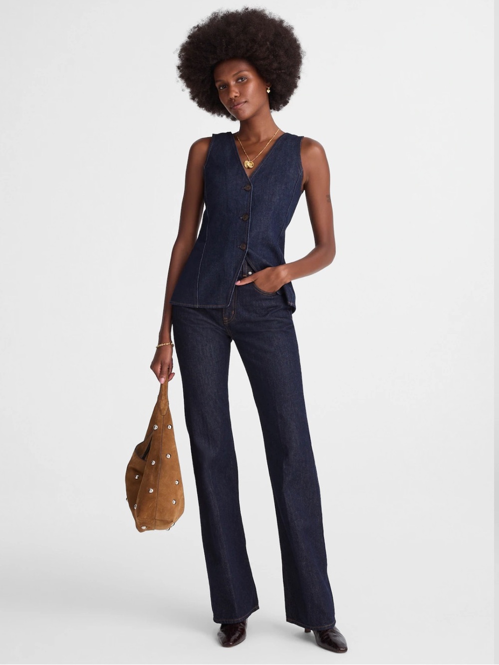 Madewell High-Rise Dark Flare Jeans